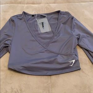 COPY - Long sleeve gym shark crop! Ballet crop